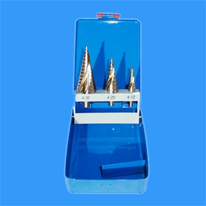 3PCS SET HSS STEP DRILLS