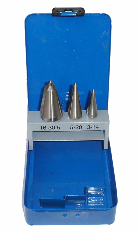 3PCS SET HSS SHEET AND TUBE DRILLS